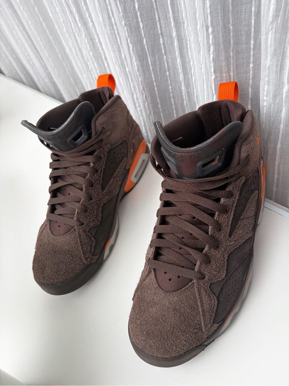 Nike Air Jordan Jumpman MVP Track Brown Magma Orange DZ4475-208 Men's 8.5 Mint